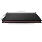 Anthrodesk - Bureau avec 48 po x 24 po Reversible Tablet noir / acajou (Argent)-Comprend une garantie d'un an sur tous les composants avec service client d'Anthrodesk (details avec le produit)