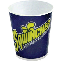 Sqwincher – Gobelets, 5 oz, paq./300-Gobelets bleus à fond plat et logo Sqwincher orange