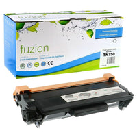 fuzion – Cartouche de toner reconditionnée Brother TN750 – rendement élevé – noir-Couleur de l’encre : Noir