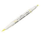 Zebra Mildliner Feutre-pinceaux et marqueur, Ensemble Flouorescent, paq. de 5-Assortis Fluorescent