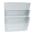 Storex classeur murale - format légal - transparent - paquet de 12 - 6 Set de 2-Comprend 3 options de montage: ancrage et vis, ruban adhésif double face, et clip de poche