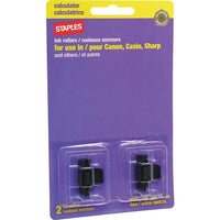 Staples Rouleaux encreurs pour calculatrices, noir/rouge, SRU-40T, paq./2-AT&T : AT-360