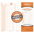 Cartes de pointage uPunch - Paquet de 100 ( CRTC1050)-Cartes de temps