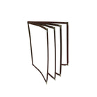 Futech Support de menu à 8 vues BUR 8-1 / 2 "L x 11" H, Bourgogne, 10 / paquet-8-1/2"W X 11"H