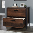 Sauder - La Collection Briarbrook Classeur latéral - Finition Barrel Oak-Mécanisme breveté de verrouillage de sécurité de tiroir assurant l’ouverture d’un seul tiroir à la fois.