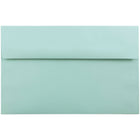 JAM Paper - Enveloppes format livret à rabat droit avec fermeture gommée, 6 x 9 1/2 po, bleu aqua, 1000/paquet-Bleu aqua