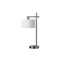 Dainolite – Lampe de table, 1 ampoule, 26,5 x 10 x 14 po, chrome satiné (131T-SC)-1 ampoules E26 de 100W non comprises