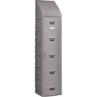 Casiers en plastique, Casier, Dimensions larg. x prof., 15 x 18 po-Casier pleine grandeur 60 po de hauteur