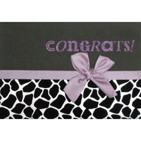 Rosedale – Cartes de souhaits et enveloppes, Congratulations, doré, 5 1/2 x 8 po, 6/paquet (19892)-Imprimées sur papier cartonné non couché de haute qualité