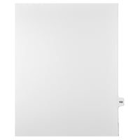Markmaker - Intercalaires imprimes Legal, Blanc, 1/15th coupe, format lettre, sans trous, 25 tabs/PQT, 5 PQT/Boite, Numero 102-Intercalaires imprimes Legal