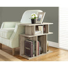 Monarch Specialties - 2476 Table D'Appoint - 24 po H/Taupe Fonce-Idéale pour disposer une variété de vos objets favoris