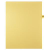 Markmaker - 25 tabs/PQT,5 PQT/Boite, Intercalaires imprimes Legal, Chamois, 1/15th coupe| format lettre, sans trous, Numero 185-Intercalaires imprimes Legal