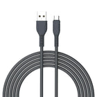 Câble Micro USB Basic Tech 3 pi - Charbon-Élégant et sans enchevêtrement