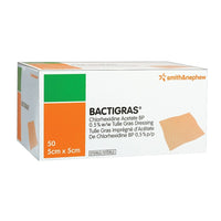 Safecross – Pansements pour brûlures, médicamentés, 2 x 2 po, 50/pqt (6278)-Dimensions : 2 x 2 po
