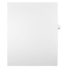 Mark Maker – Onglets séparateurs juridiques blancs, 1/25 onglets, format lettre, sans trous, numéro 60, 25/paquet-Onglets séparateurs blancs, 1/25 onglets