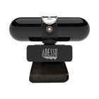 Adesso - Webcam Adesso CyberTrack H7 2K QUAD HD avec mise au point automatique et microphones doubles intégrés-Résolution 2K QUAD HD
