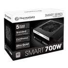 Thermaltake - Bloc d'alimentation de 700 W Smart - 80+- Prêt pour les états Intel C6/C7.