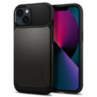Spigen Slim Armor Mag pour iPhone 13 - Bronze a Canon-Intérieur absorbant les chocs et extérieur rigide.