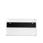 Poppin - Pochette murale, blanc (105094)-Se combine avec les autres accessoires muraux de Poppin pour garder les petits espaces rangés