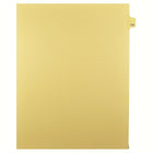 Markmaker - Intercalaires imprimes Legal, Chamois, 1/25th coupe, format lettre, sans trous, 25 tabs/PQT, 5 PQT/Boite, Numero 178-Intercalaires imprimes Legal