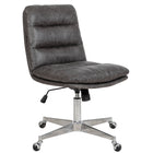 FurnitureR - Steffen Chaise de bureau Chaise de bureau à domicile-Mi-dos dans un design ouvert