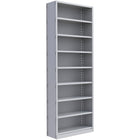 Metalware – Étagère enclenchable RK407, 9 tablettes, 36 x 12 x 100 (po), gris pâle-Système de tablettes ajustables offrant un espace de rangement solide, mais économique qui convient à vos besoins