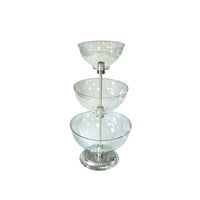 Azar Displays – Présentoir sur comptoir à bols de 3 niveaux de 8, 10 et 12 po (720302)-Présentoirs de comptoir