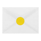 JAM Paper Sceaux autocollants ronds, 1 1/2 po, jaune, 360/paquet-4
