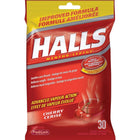 Halls - Pastilles Mentho-Lyptus, saveur de cerise, paq./30-Action de vapeur supérieure  