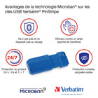 Verbatim - Clé USB 2.0 16 Go à rayures - paquet de 5 -Capacité de 16 Go
