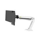 Double moniteur support de bureau Heavy Duty pour les écrans et moniteurs 24 à 32 po de North Bayou - F32B, Blanc-Verticale de distance: 17,3 po