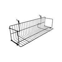 Eddie's - etagere pour murs à lattes et grilles - 24 po L x 5-3/4 po P x 6-3/4 po H - Noir - 4/paquet-etagere pour murs à lattes et grilles
