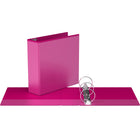 Davis Group Super offre Easyview, Reliure View à anneaux ronds 3 po, personnalisable, paquet de 6 - Rose-3 po