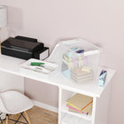Curver - Latchmate+ - Transparente - 26 qt-Le plateau d’accessoires amovible vous permet de ranger les petits accessoires sur le dessus et les autres articles en dessous.