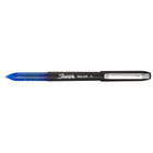 Sharpie - Stylos à bille roulante pointe aiguille - 0,5 mm - Bleu-Encre bleue