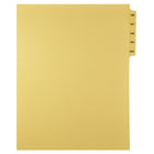 Markmaker - Serie des Intercalaires imprimes Legal, Chamois, 1/15th coupe, format lettre, sans trous, Numero 196 - 200-Chamois