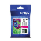 Brother - Cartouche d'encre magenta LC3013MS, haut rendement-Conçu avec intelligence pour fonctionner parfaitement avec votre imprimante Brother