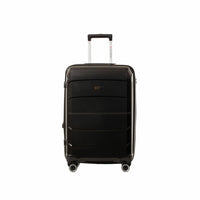 Air Canada - Valise rigide à roulettes pivotantes de 24 po Optimum Collection - Noir-Construit en polypropylène