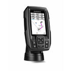 Garmin - STRIKER 4 Trousse portative de sondeur de pêche avec transducteur à double faisceau - Noir-IPX7 étanche, ports de transducteur à 4 broches