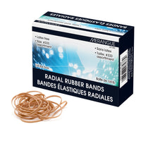 Merangue - Élastiques - Taille n° 333 Assorti - Boîte de 1/4 lb - Paquet de 10-Élastiques économiques, idéal pour regrouper des documents, des articles et des colis