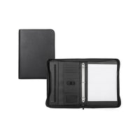 Bugatti, RGB2002-Black - CARTABLE À ANNEAUX – 1 PO avec section pour tablette - Noir-Cuir végane noir