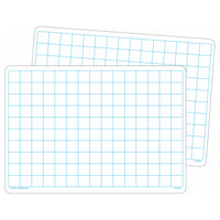 Teacher Created Resources - Tableaux de mathématiques effaçables à sec, 10/paquet (TCR77253)-Ce tableau effaçable à sec à double face est doté d’une surface d’écriture effaçable.
