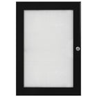 SECO - Étui de cadre d'affichage intérieur/extérieur verrouillable - 18 po l x 24 po H - Noir-Un boîtier verrouillable imperméable pour l'intérieur ou l'extérieur afin d'afficher des affiches, des images et des avis - peut être utilisé à l'intérieur et à l'extérieur