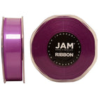 JAM PaperMD – Ruban de satin double face, 0,88 po de largeur x 25 verges, violet, 2/paquet (807SApu25g)-Idéal pour les emballages-cadeaux, les vêtements ou pour décorer ou attacher des bouteilles, des pots et des paniers-cadeaux