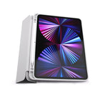 Étui JCPal DuraPro avec porte-crayon pour iPad Pro 12,9" (modèle 2021) - Gris clair-Porte-crayon Apple intégré