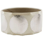 Jam Paper Sceaux autocollants ronds gaufrés avec bords dentelés, 1 1/2 po, argent, paquet de 200-Taille : 1 1/2 po