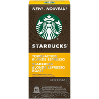 Starbucks Nespresso Original System Blonde Espresso - Paquet de 10-Café Moulu - Espresso capsules