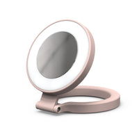 ShiftCam - Anneau SnapLight Lumineux LED Magnétique - Rose Craie-Retournez l'anneau lumineux vers l'intérieur ou vers l'extérieur pour personnaliser vos angles d'éclairage