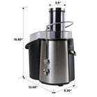 Koolatron – Centrifugeuse Juicin’, acier inoxydable-5