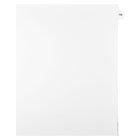 Mark Maker – Onglets séparateurs juridiques blancs, 1/15 onglets, format lettre, sans trous, numéro 136, 25/paquet-Onglets séparateurs blancs, 1/15 onglets